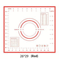 Silicone Baking Mat Pastry Rolling Kneading Pad Kitchen Crepes Pizza Dough Non-Stick Pan Pastry Mat Qme S