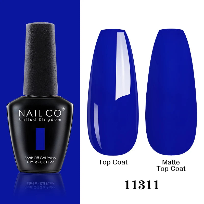 NAILCO Springsummer Hybrid Gel Nail Polish Semi-permanent UV Varnish Qme