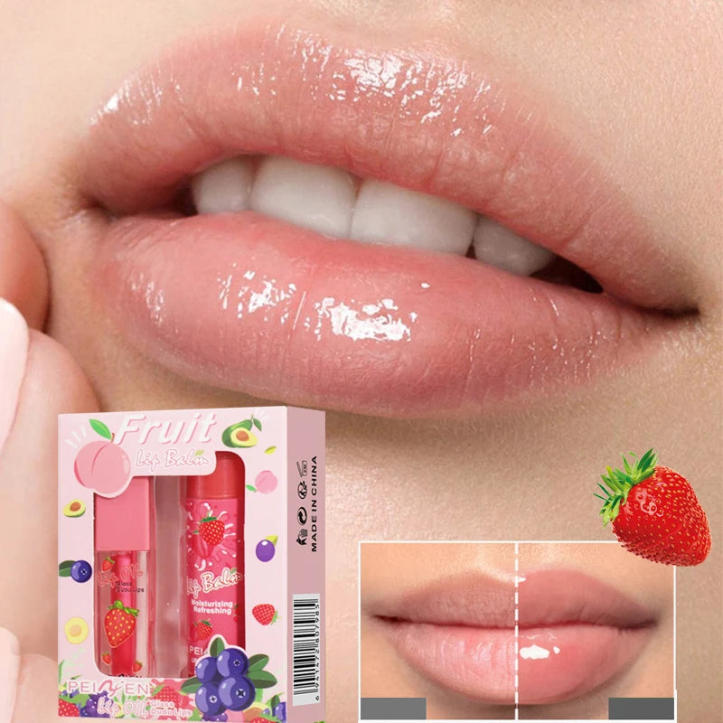 Fruit Lip Oil Lasting Moisturizing Nourishing Lipstick Long-term Care Qme