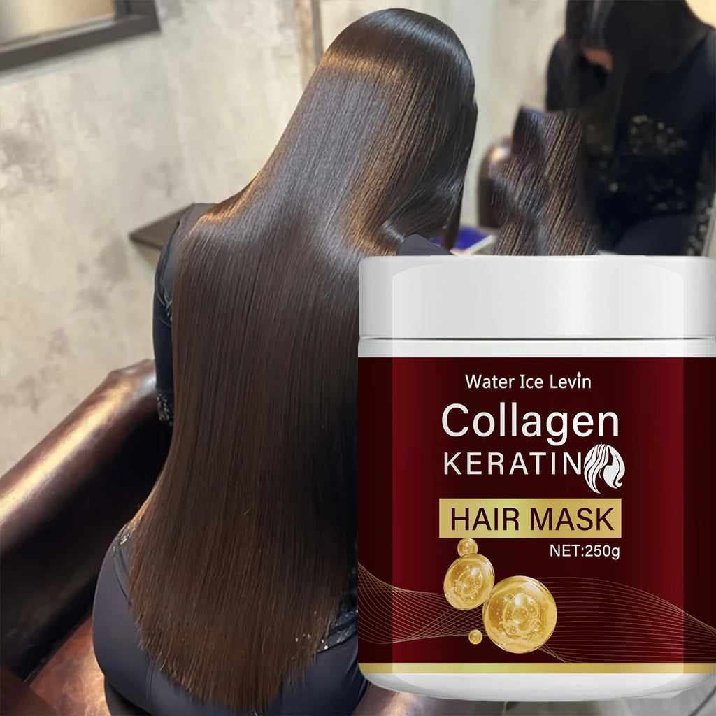 Collagen Keratin Hair Mask, Deeply Nourishes Dry and Damaged Hair, Enhances Elasticity—Rich in Moroccan Argan Oil, Deeply Moisturizes and Softens Qme Other
