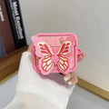 3D Cartoon Butterfly Headphone Case for AirPods 1/2,AirPods Pro,AirPods Pro 2,AirPods 3 Headphones, Anti-drop Headphone Case Qme for airpods 1 2