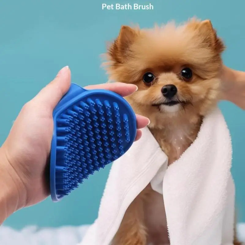 Adjustable Strap Hair Remover Brush Pet Bathing Tools Bath Dog Cat Qme