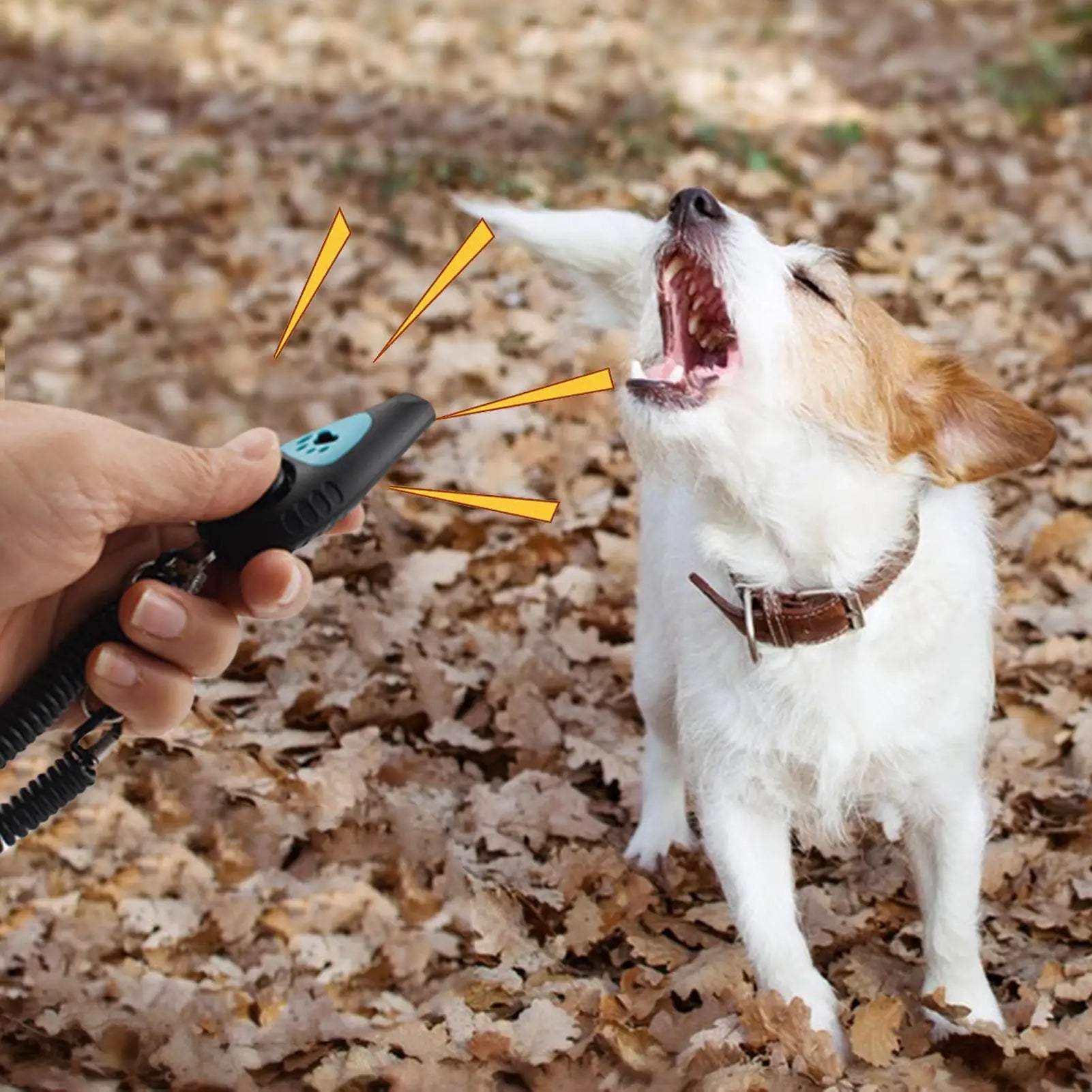 Dog Clicker 2 in 1 Pet Clicker and Whistle Professional Dog Whistle with Wrist Strap Silent Recall Device for Behavior Qme