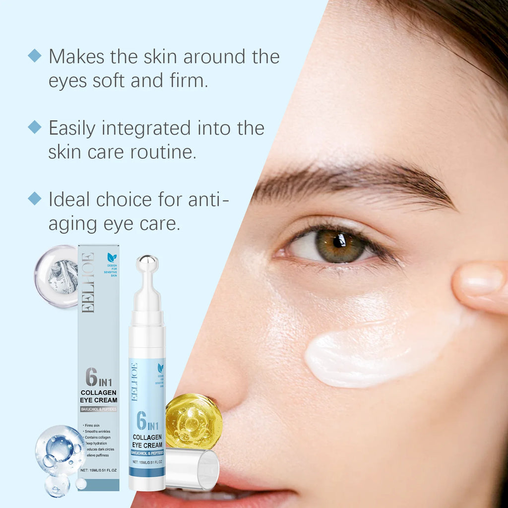 Lightening Dark Circles Eye Cream Anti-Puffiness Fade Fine Lines Firming Hydrating Moisturizing Under Eye Care Collagen Eye Crea Qme