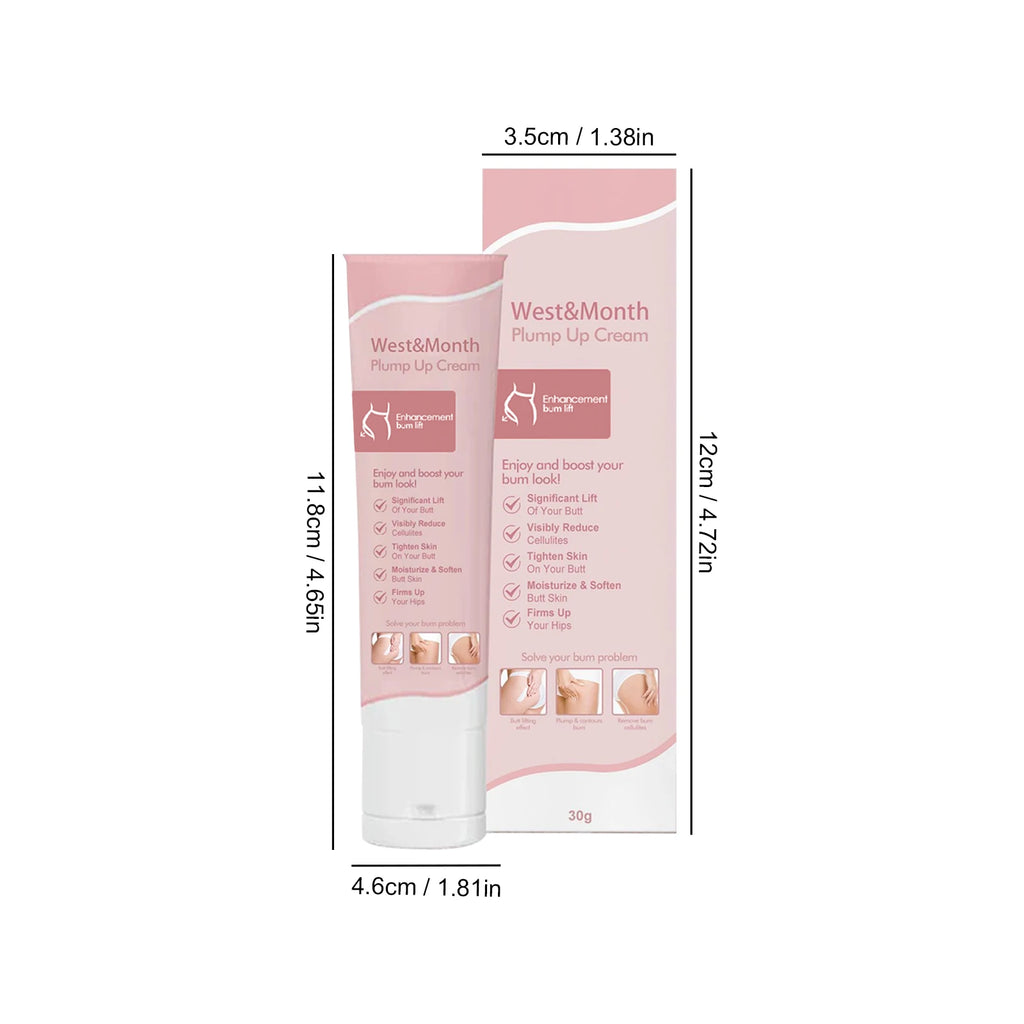 Butt Enhancement Cream Lifting & Plumping Butt Enhancer Big Ass Prevent Fuller Sagging Nourishing Lift Hip Plump up Cream Qme