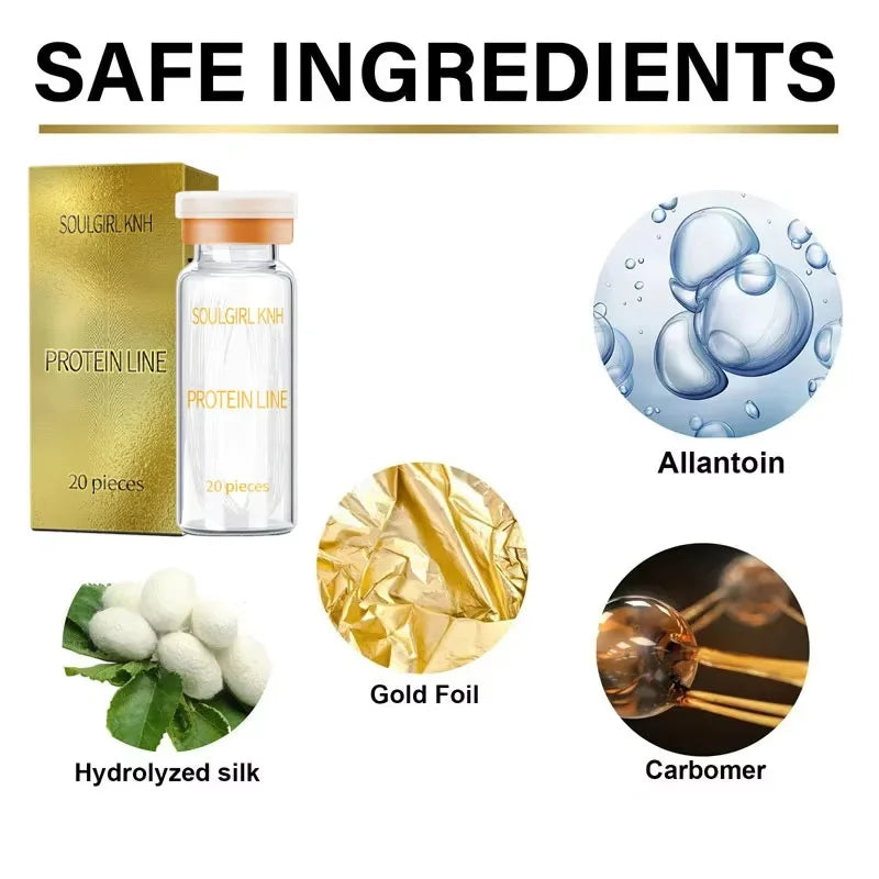 Instant Collagen Protein Threads Lifting Firming Absorbable Face Filler Anti-aging Deep Repair Fade Fine Lines Korean Skincare Qme