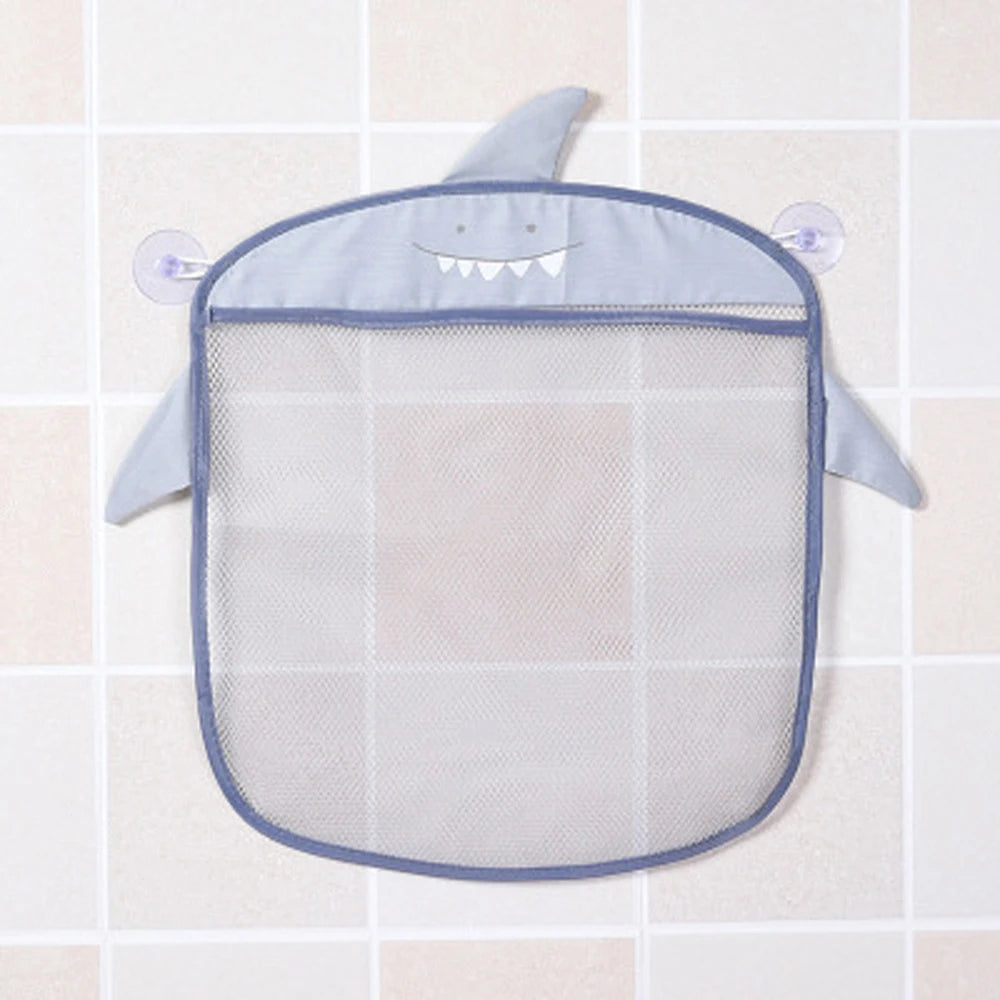 Cartoon Hanging Bag Colorful Mesh Storage Hanging Basket Kitchen Bathroom Miscellaneous Organizer Hanging Bag Qme Gray