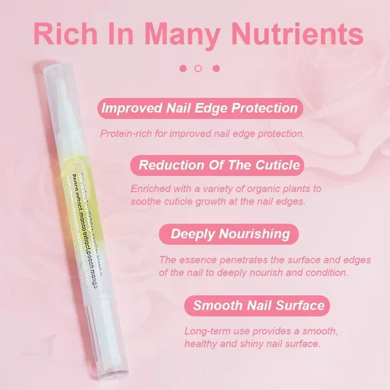 Nail Nutrition Oil Pen Prevent Agnail Nail Polish Anti-barb Nail Edge Oil Nail Treatment Cuticle Revitalizer Oil Nail Care Tools Qme