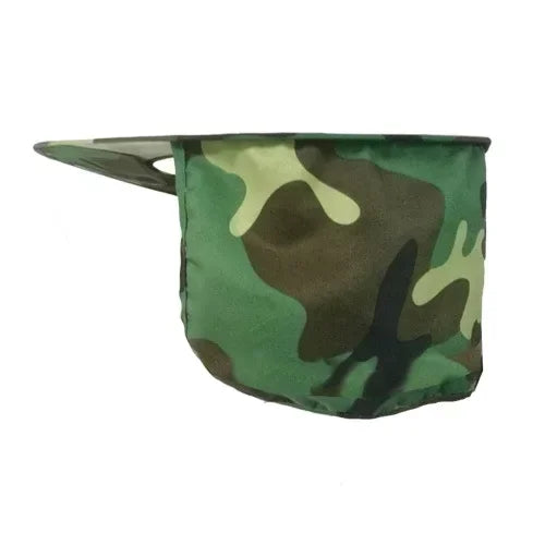 Safety Hard Hat Neck Shield Helmets Cap Cover for Outdoor Construction Workers Sun Protection Summer Sun Shade Qme Green camouflage 2pcs