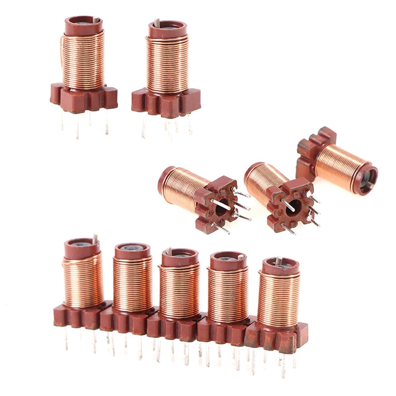 10pcs 26T 2.1uh-6.3uH Adjustable High-Frequency Ferrite Core Inductor Qme