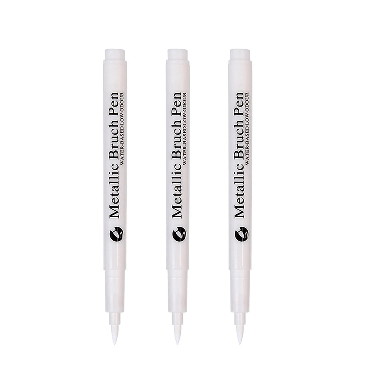 Metallic Marker Pen White/Gold/Silver Waterproof Permanent Paint Marker Pen for Rock,Mug,Ceramic,Glass DIY Painting Supplies Qme 3 white