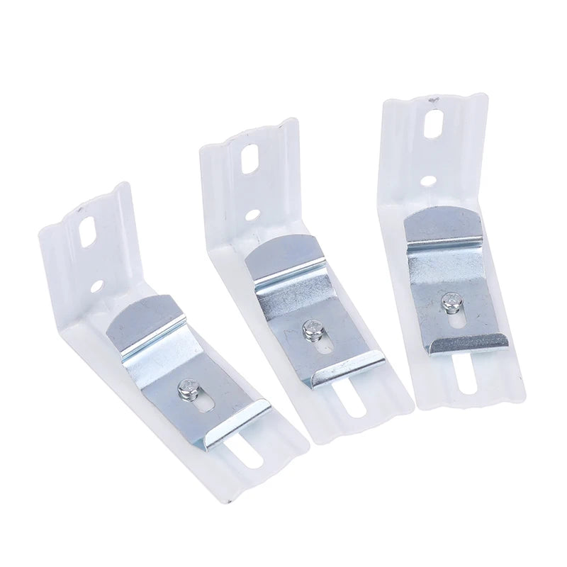 1/2Pcs 3Inch Vertical Blind Bracket Clips Metal Roller Shutter Pull Curtain Fixing Mounting Holder Accessories Qme