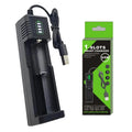 1Slot / 2Slot / 4Slot 18650-Lithium Battery Charger USB Smart Battery Charger Shell For 21700 14500 18500 26650 Lithium Battery Qme 1 slot