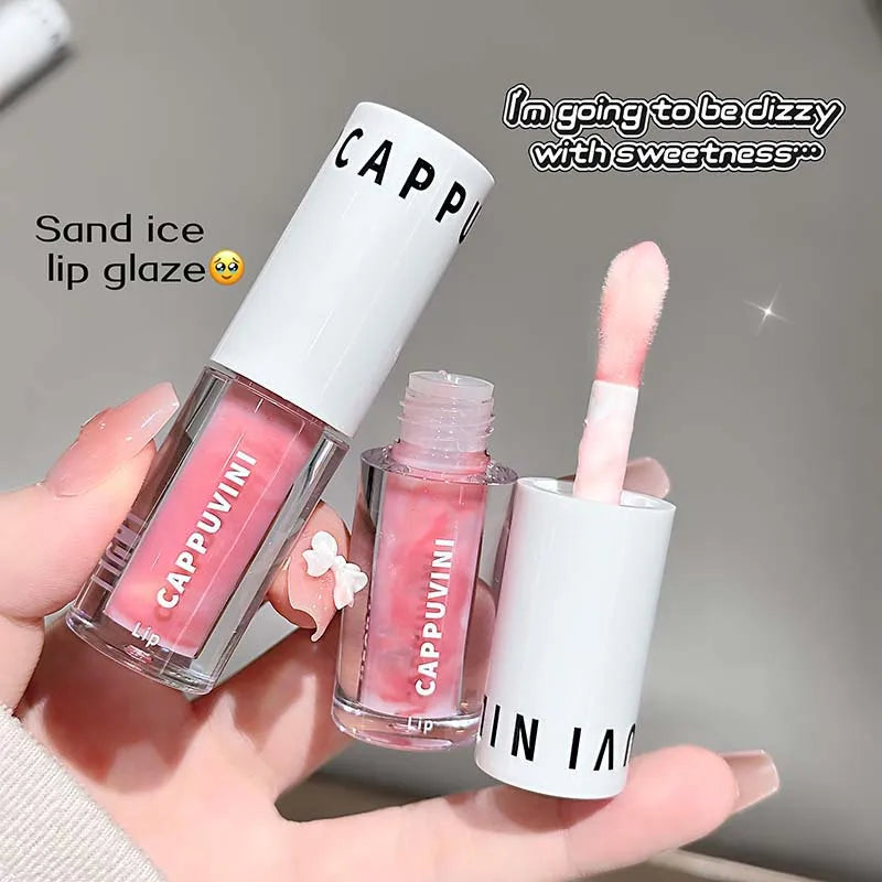 Temperature Changing Lip Gloss, Waterlight Icy Mirror Finish Lip Stain, Natural Color Enhancing Lip Balm, Hydrating Non-Sticky Qme