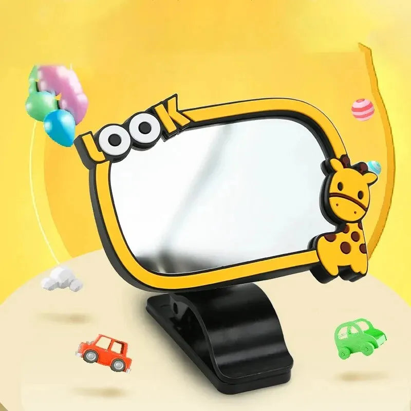 Baby Safety Car Mirror Car Back Seat Safety View Rear Ward Facing Car Interior Baby Kids Monitor Reverse Safety Seats Mirror Qme giraffe