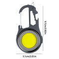 COB Light Keychain Waterproof Mini Work LED Flashlight 3 Modes Small Qme White China Mainland