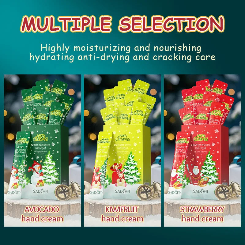 Fruit Moisturizing Hand Cream Christmas Soft Smooth Skin Improve Dry Qme