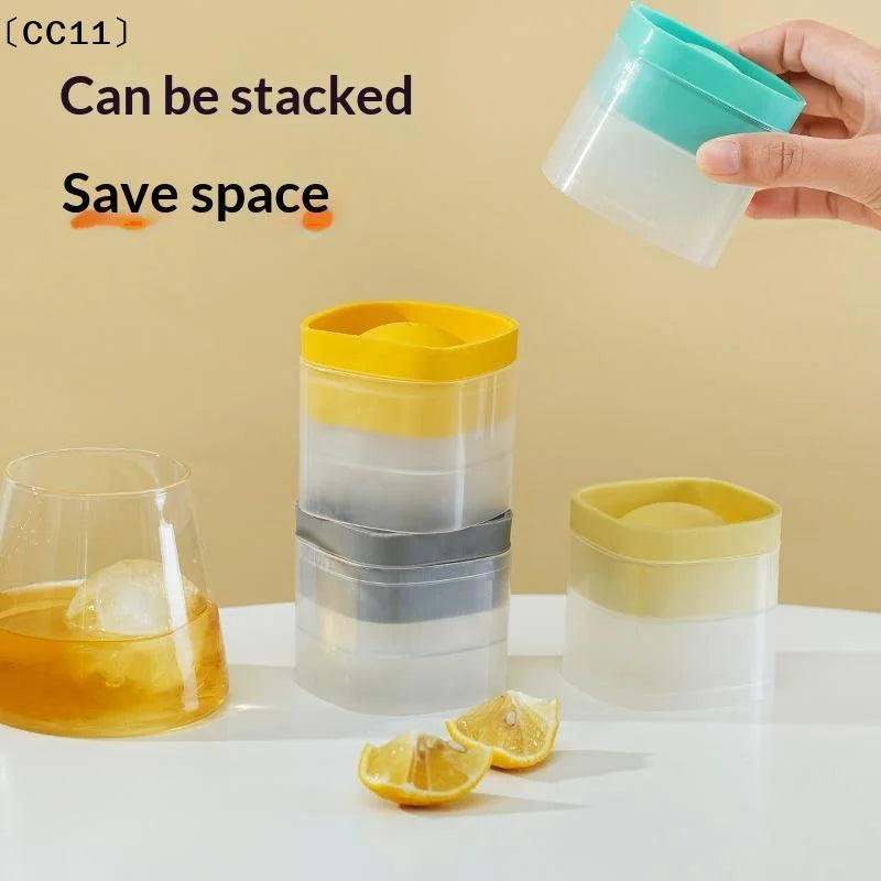 1 Large Ice Ball Mold Easy Demold Heat Cold Resistant Stackable Qme