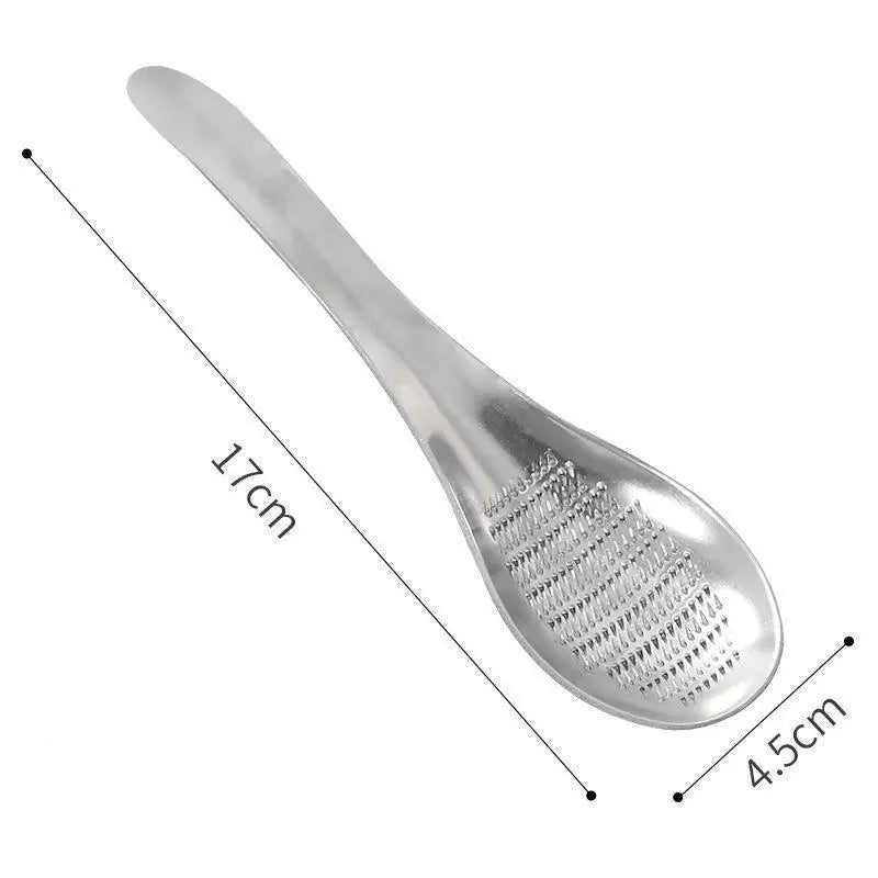 Stainless Steel Garlic Ginger Fruits Root Vegetable Grater Grinder Qme S