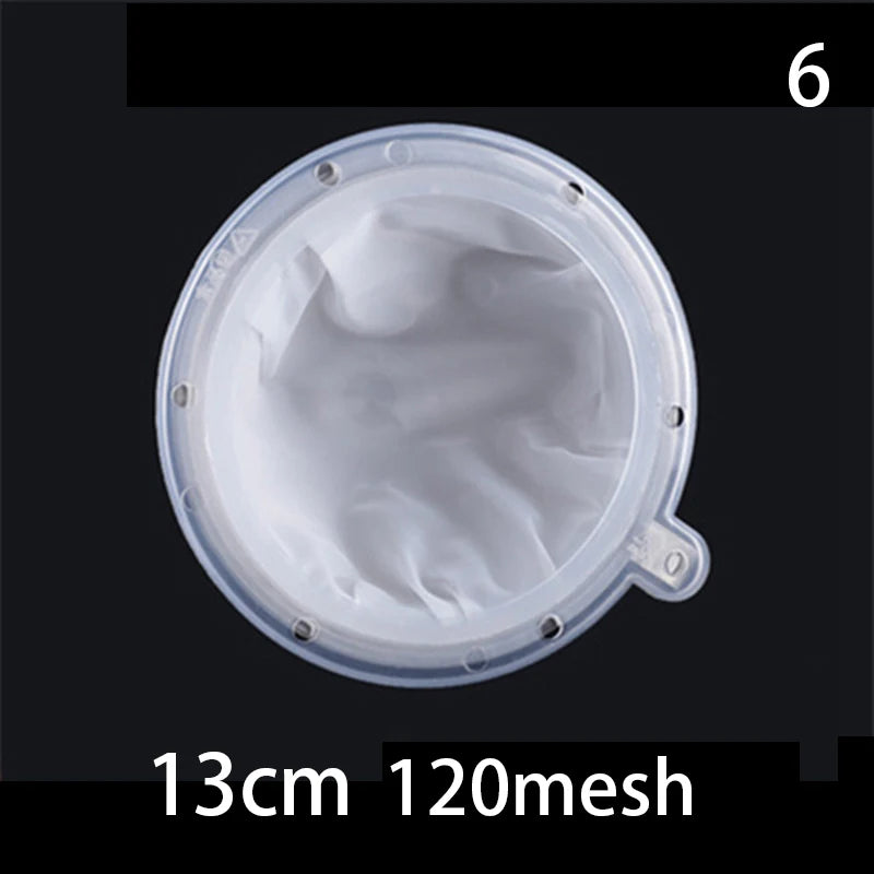 100/120/200/300/400/450 Mesh Nylon Filter Stainless Steel Funnel For Fruit Milk Traditional Chinese Medicine Oil White Wine Qme style 6