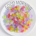 20/40Pcs Glowing Resin DIY Stones Luminescent Craft Accessories for Handmade Jewelry Phone Charm Making Supplies Qme 40pcs Frosted