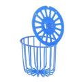 Parrot Feeder Bird Cage Fruit Vegetable Hanging Hollowed Blue Plastic Qme A