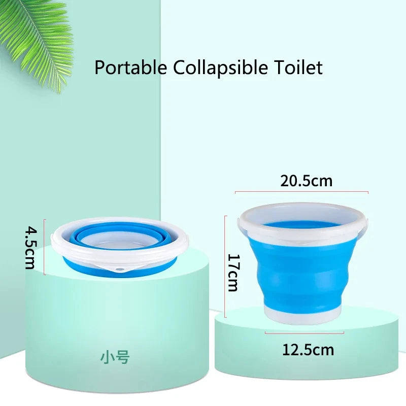 3L Collapsible Bucket Portable Folding Water Bucket Car Washing Fishing Bucket Household Plastic Travel Outdoor Camping Bucket Qme