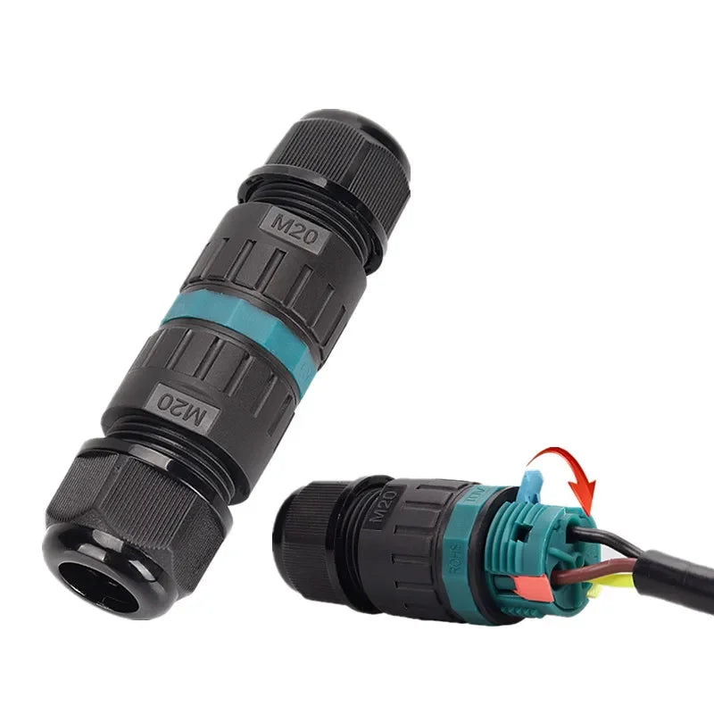 5pcs 3-core Quick Press Cable Conector, 5 - 14mm, 5 - 9mm, IP68 Waterproof, Outdoor, 450V 24A Cabl Connectors Qme 5pcs Wire diameter 5-9mm