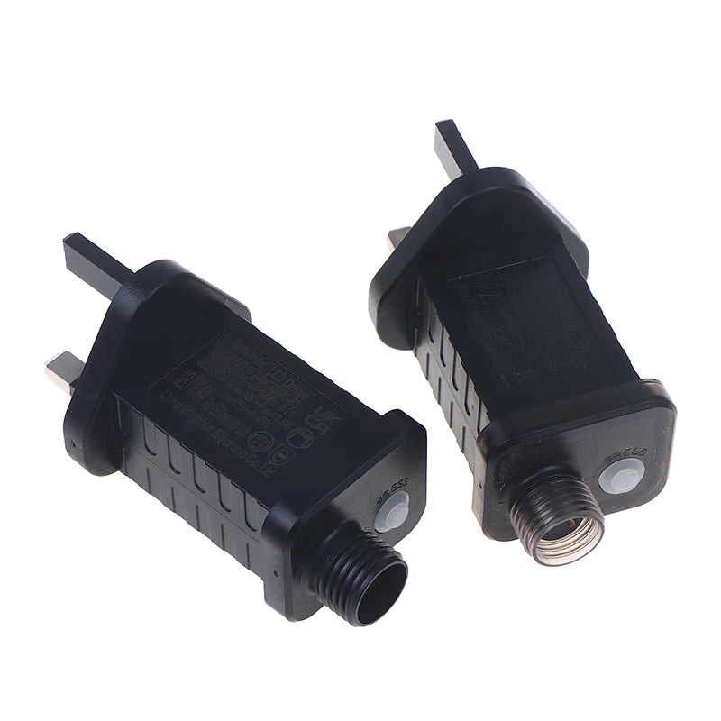 EU US UK Plug AC 220V 110V To 31VDC 6W 24V 5V Transformer Plug Power Supply IP44 8Modes LED Lamp Driver Switch Adapter Qme