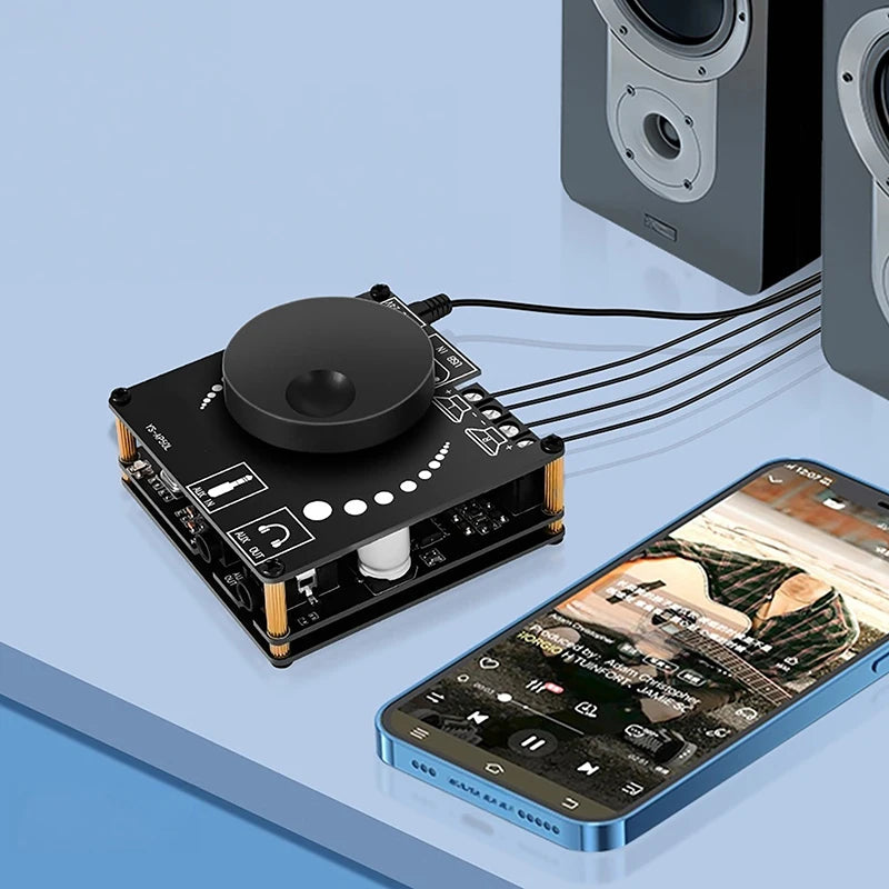 Stereo AUX USB APP DC12V-24V YS-AP50L Bluetooth-compatible 5 0 Qme