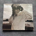 American Alternative R&B Artist Studio CD Album, Black & White Racing Helmet Cover Art Style Melodic Tracks for Music Collectors Qme Blond