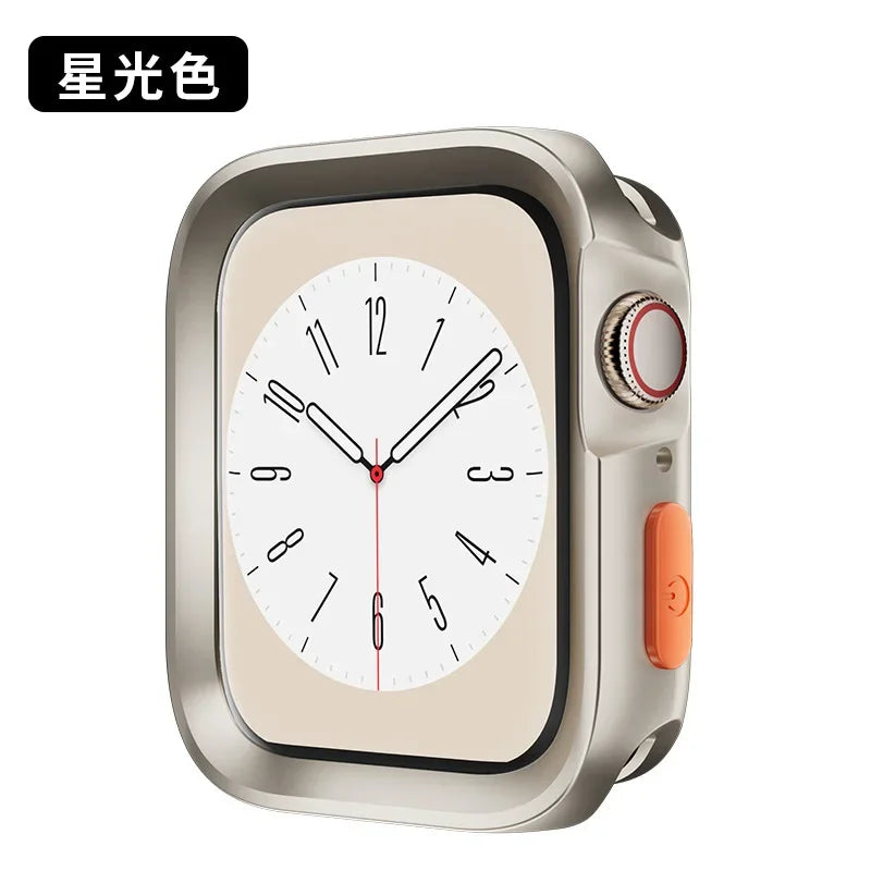 2024 New Bumper Soft Silicone Case For Apple Watch 9 8 7 6 SE 5 Sport Anti-drop Matte Cover For iwatch 49mm 41mm 40mm 44mm 45 mm Qme Matte Starlig 41mm-Series 9 8 7