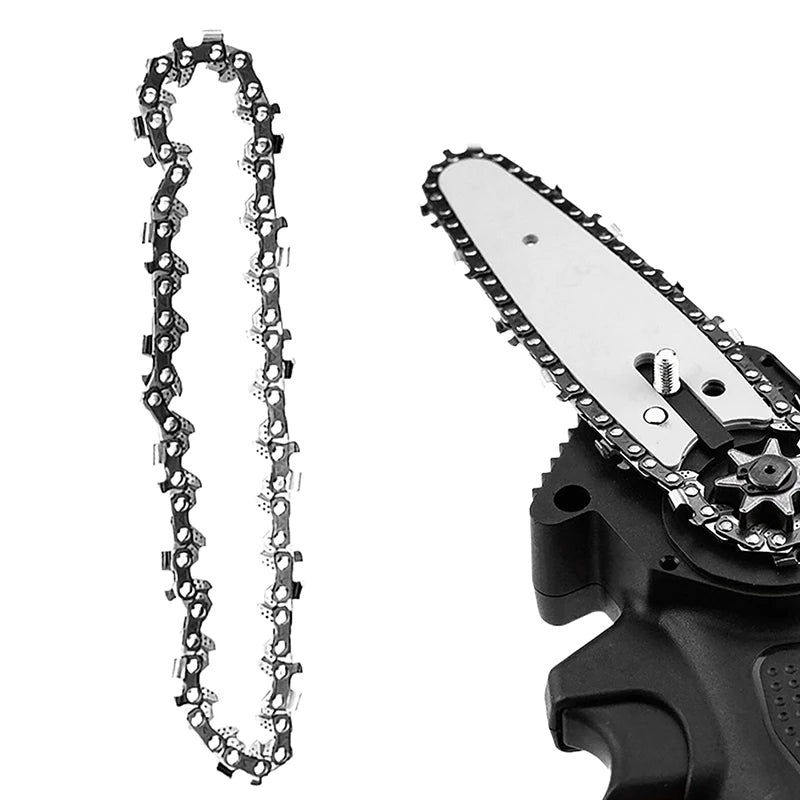 4/6/8/12/14/16 Inch Metal Chainsaw Chain Spare Parts Link Chainsaw Saw Chain Blade For Electric Saw Accessories Wood Cutting. Qme