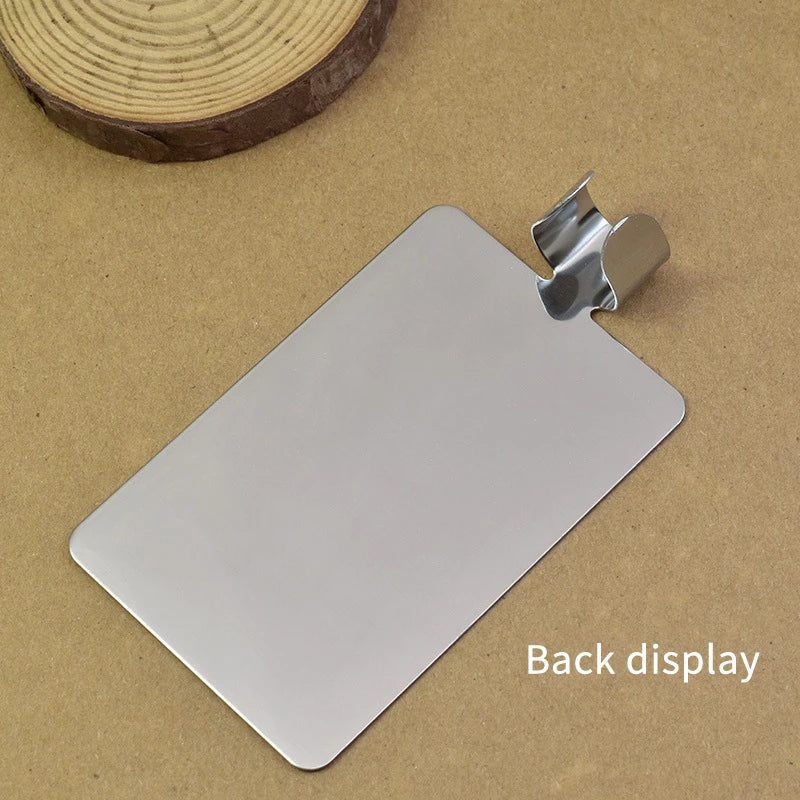 Makeup Mixing Palette Foundation Lipstick Eye Shadow Stainless Steel Qme