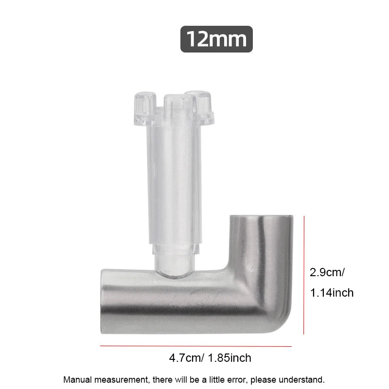AQUAPRO Outlet Skimmer Fish Tank Aquarium Inflow Outflow Pipes Filter Accessories Water Fishbowl Foam Akvarium Supplies Inlet Qme 12mm SKIMMER
