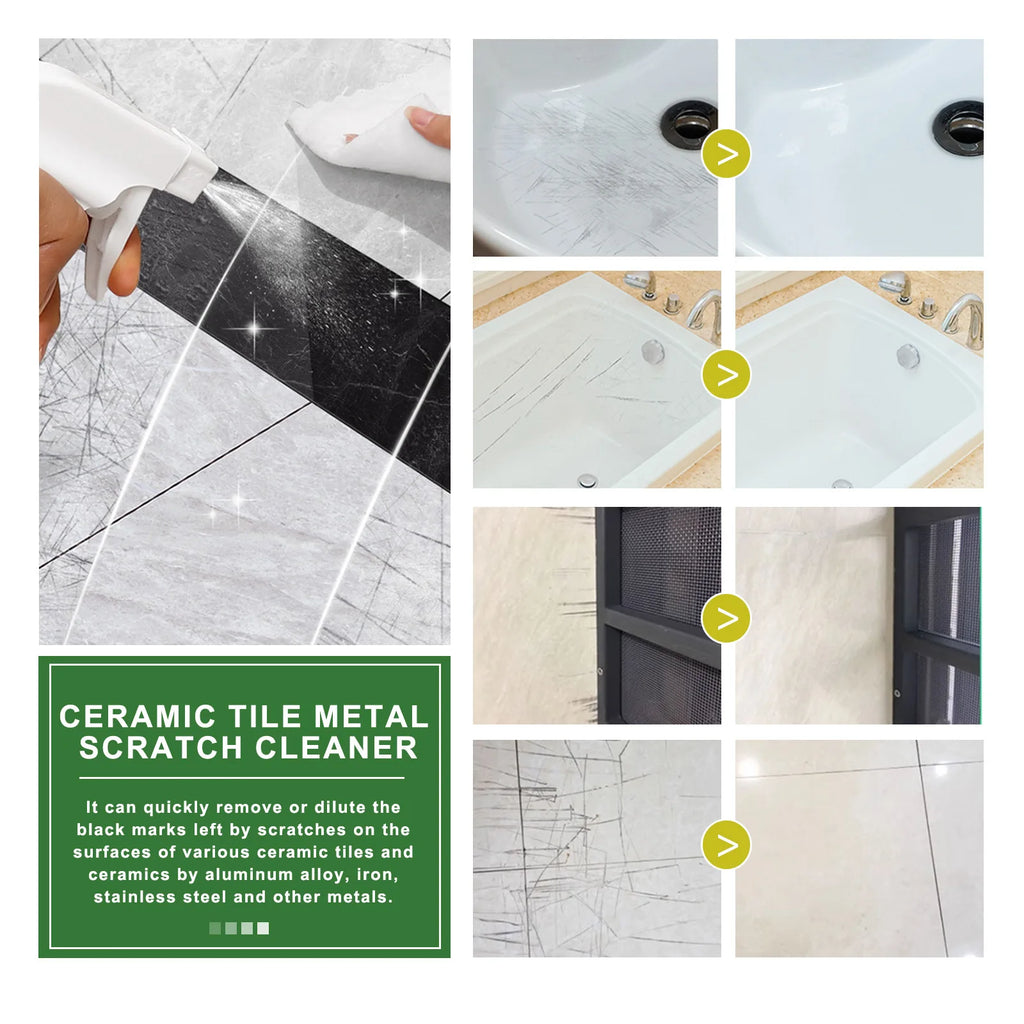Ceramic Tile Scratch Remover Marble Scratch Repair Agents Powerful Decontamination Floor Cleaner Tile Brightening Cleaning Tools Qme