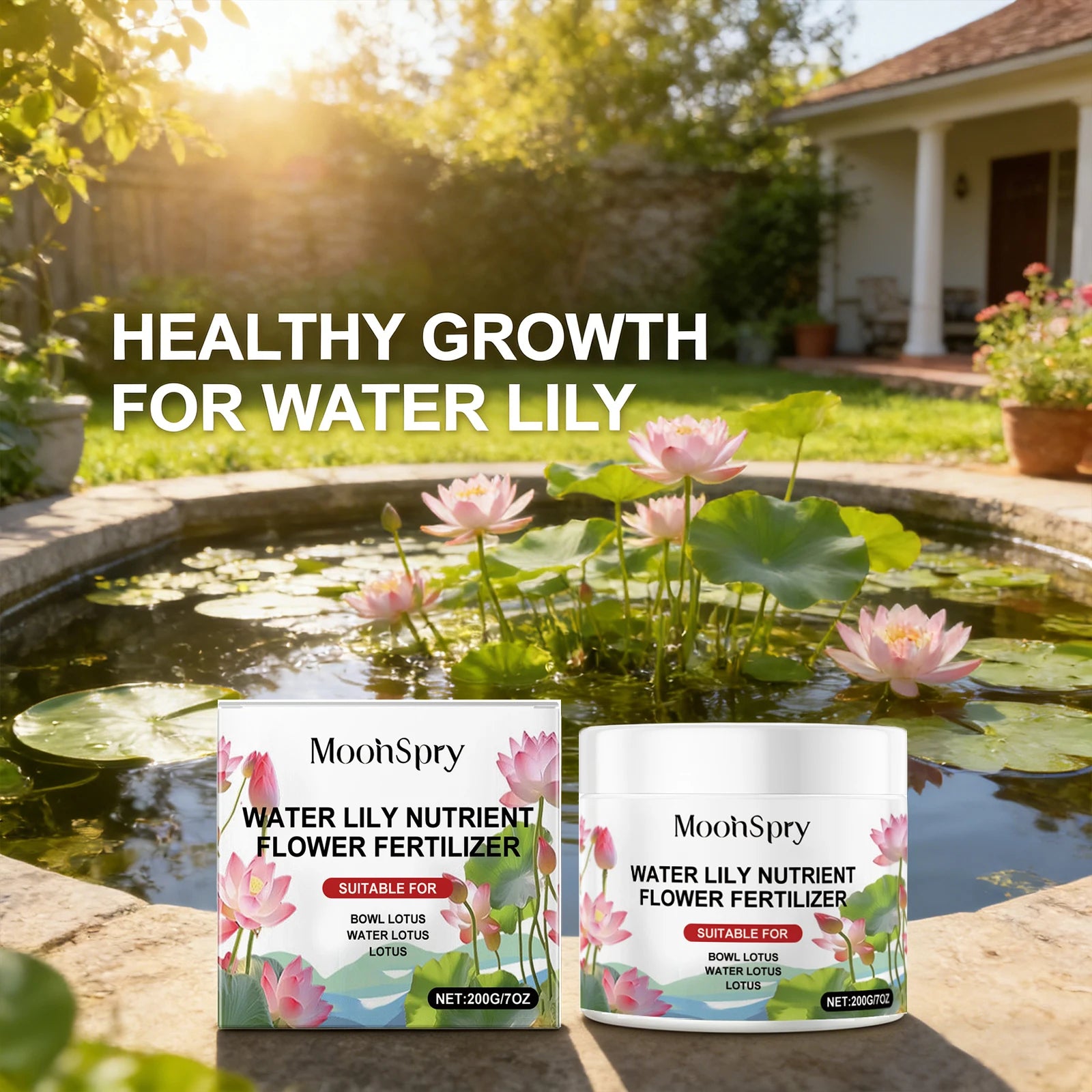 Water Lily Nutrient Flower Fertilizer Promote Root Growth Increase Flowers Number Improve Petal Luster Flower Nutrient Solution Qme Default Title