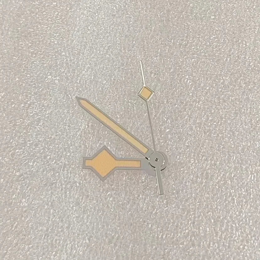 Modified Watch Hands Green Luminous Logbook Needle Silver Gold Rose Watch Accessories for NH35/NH36/4R/7S Movement Qme SO