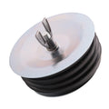 Steel Mechanical Test Plug 4Inch,Sturdy Sewer Cleanout Cap With Galvanized Screw And Wing Nut Fit For Most Pipe Sink Pool Qme As Shown NONE