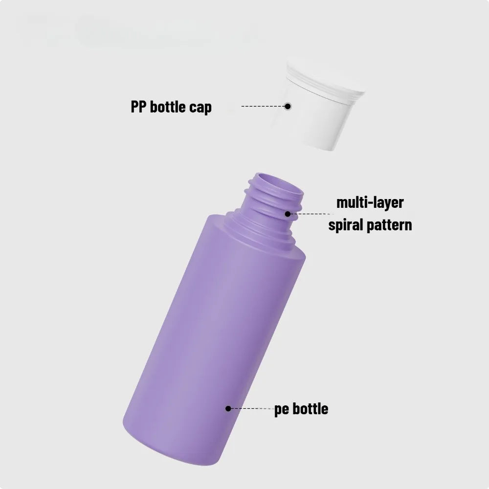 Travel Bottles Leakproof Essentials Refillable Shampoo Conditioner Qme