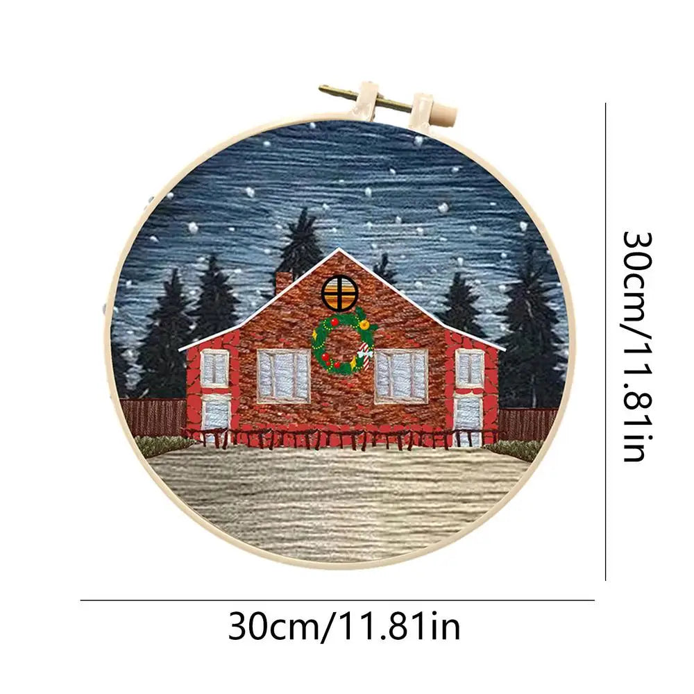 Christmas Embroidery Kits Adults Craft Hand Ornament Classrooms Qme A China Mainland