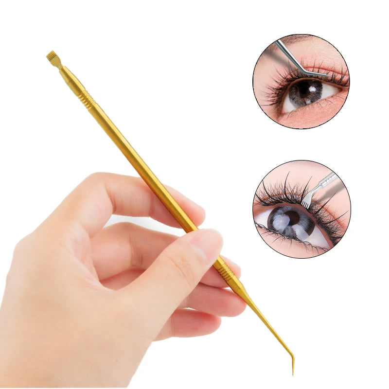Eyelash Perm Lifting Tools Stainless Steel Clean Up Rods Beauty Qme