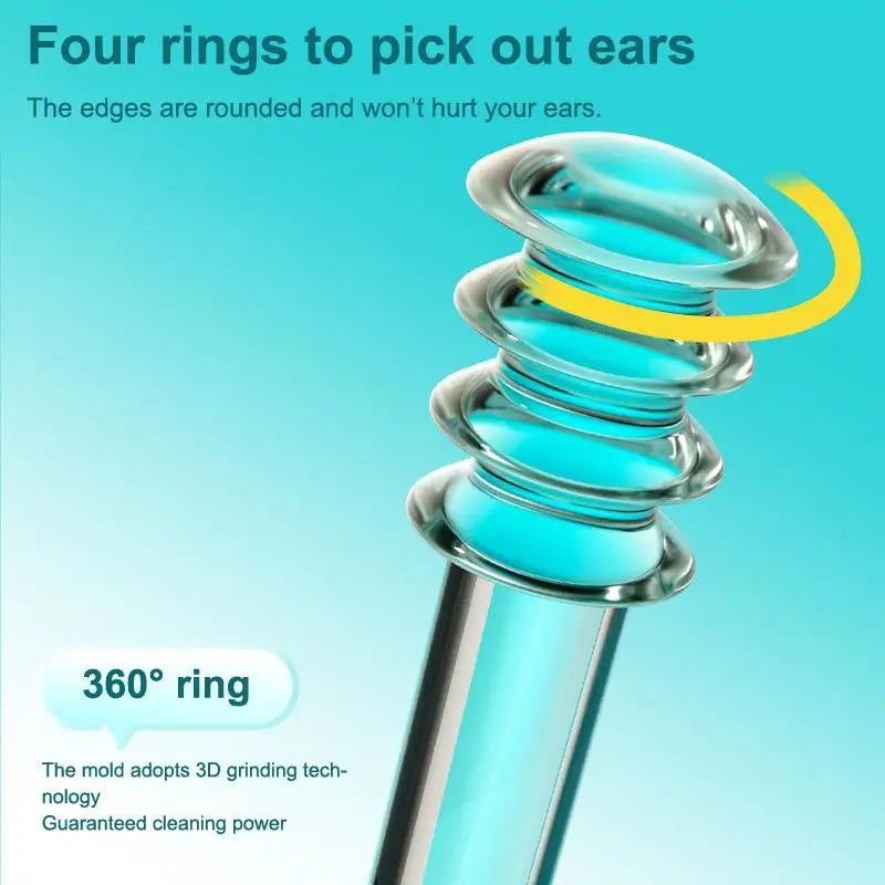 Safe Ear Wax Remover Double-headed Sticky Earpick Daily Care Routine Qme