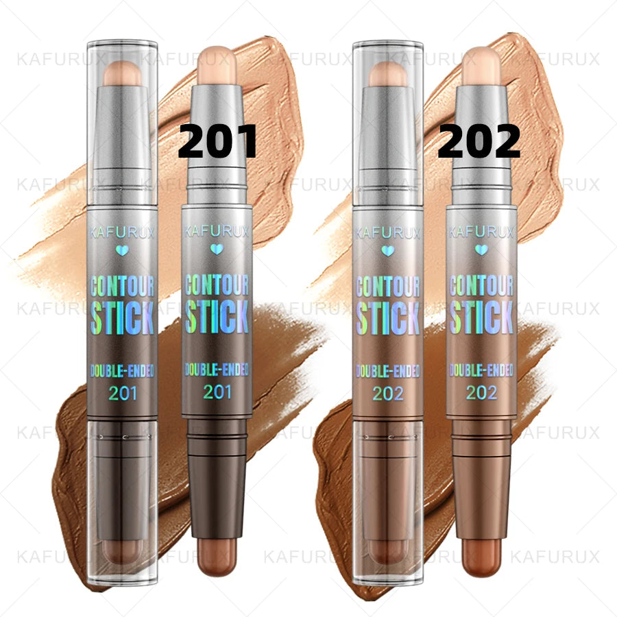 Dual-ended Contour Stick Facial Foundation Concealer Long-lasting Qme