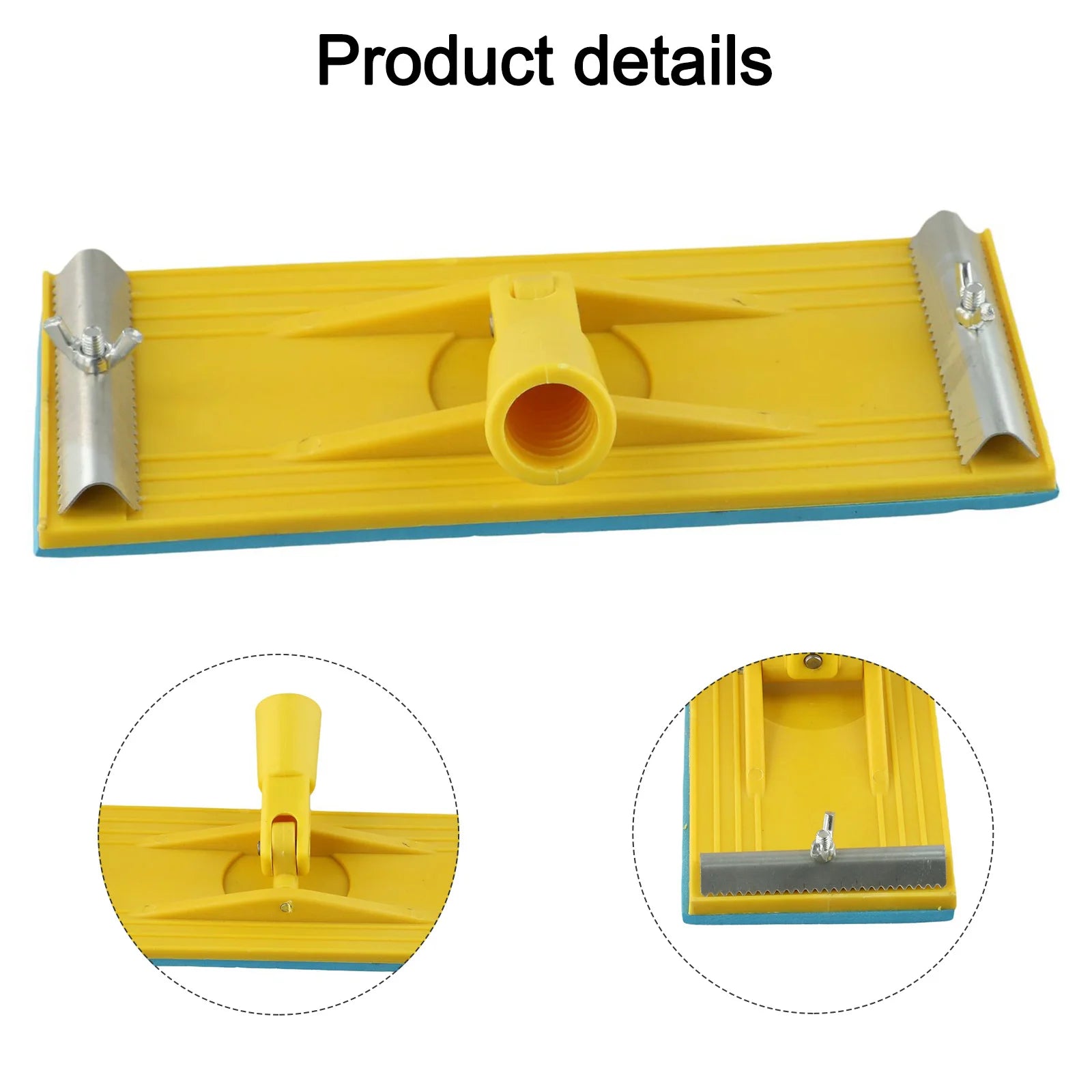 1 Pc Sandpaper Holder Polishing Tool Plasitc Hand Sander Holder Sandpaper Frame Clip For Drywall Sanding Sander Head Qme