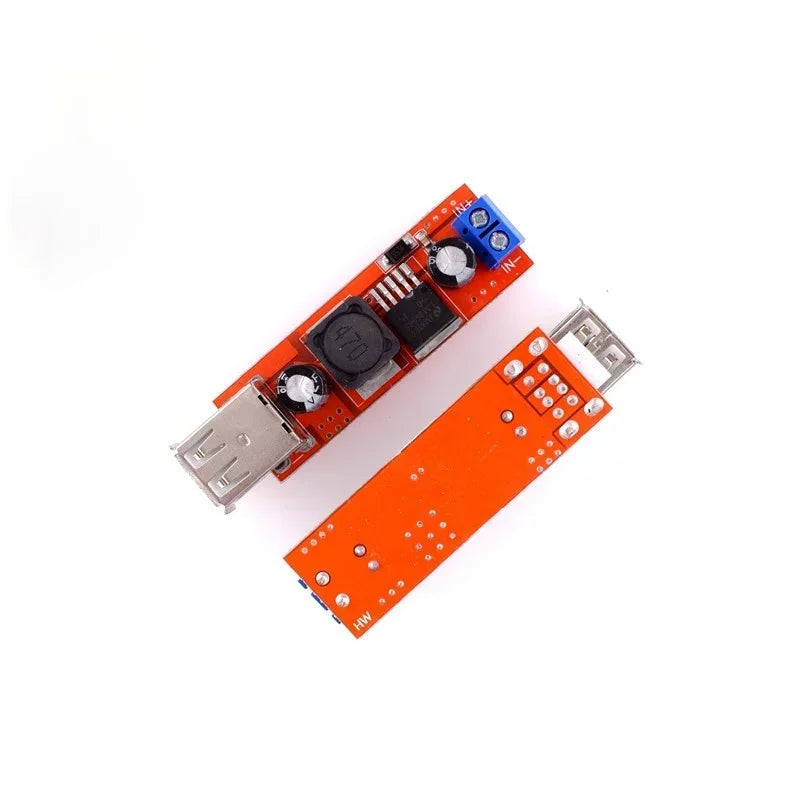 1 PCS Dual USB Output 9V/12V/24V/36V To 5VDC-DC 3A Step-down Regulated Power Supply Module Car Charging Qme 1pcs