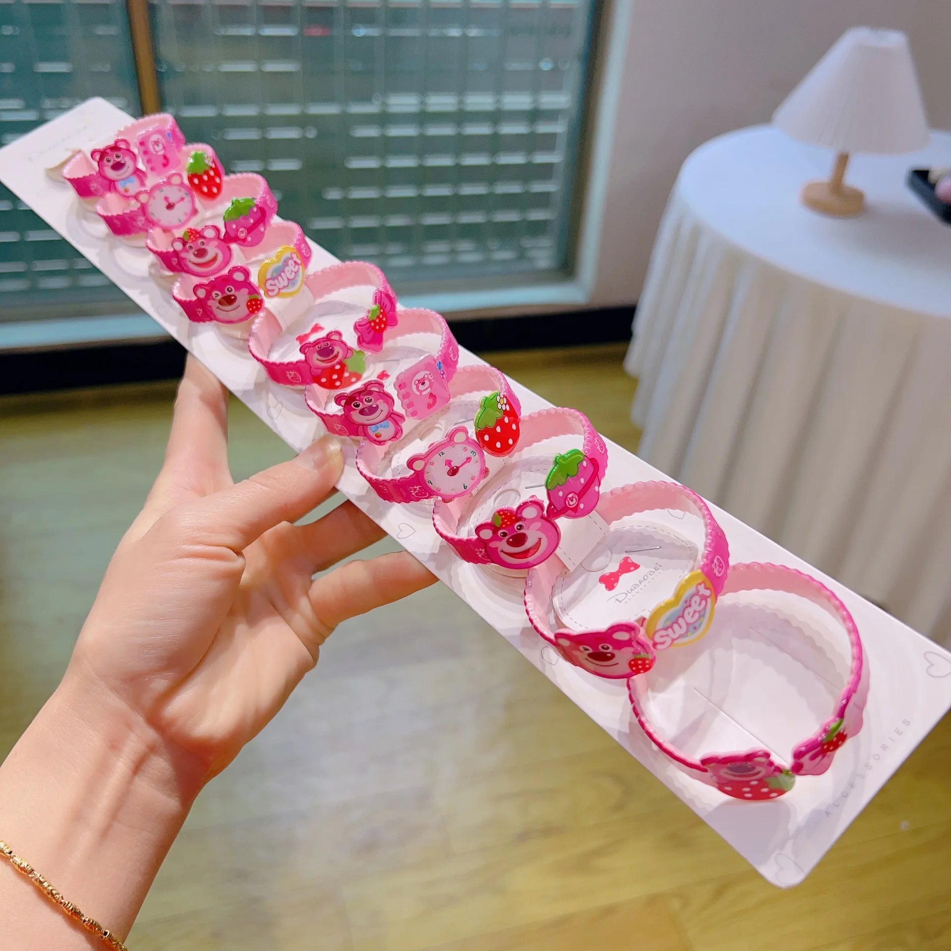 Hello Kitty Kuromi Star Dye Bracelet Student Cartoon Jewelry Cute Qme 6