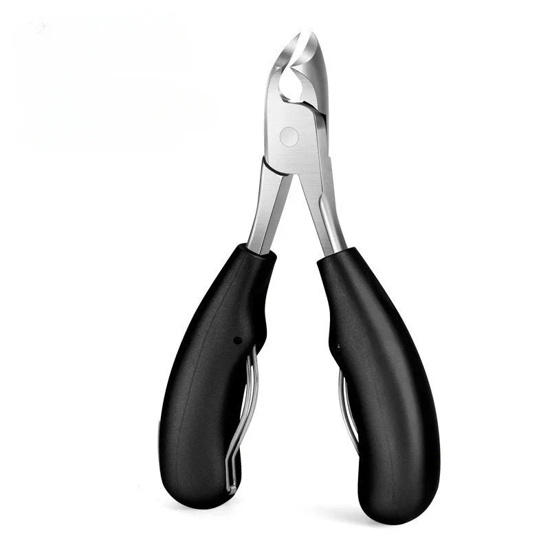Curved Nail Clippers Extra Wide Mouth Thick Toenails Anti-splash Qme