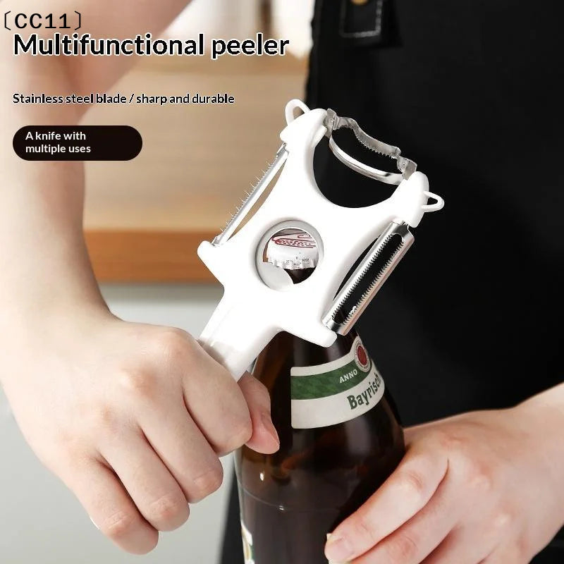 Creative Stainless Steel Fruit Peeler 1 Handheld Vegetable Peeling Qme