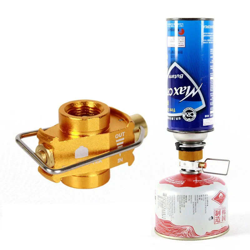 Camping Gas Saver Converter Shifter Refill Flat Tank Conversion Qme